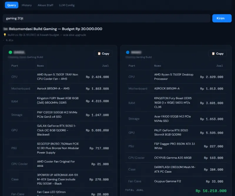 AI Advisor screenshot